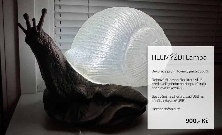 Hlemýždí lampa