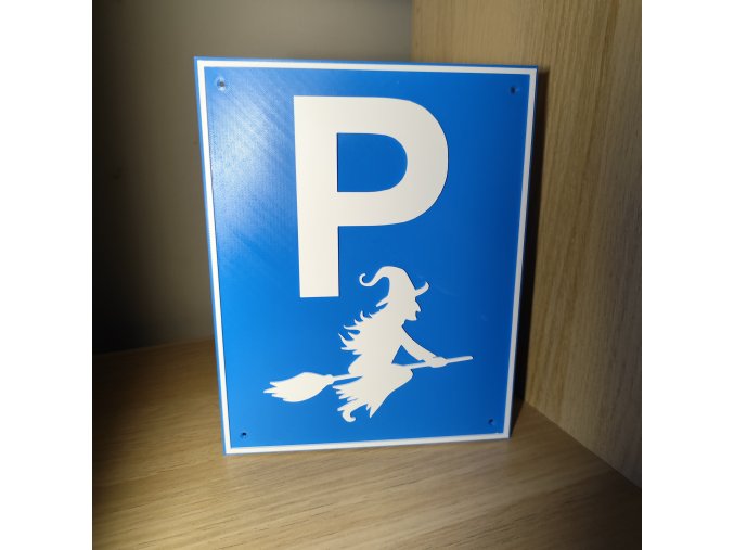 Halloween - Dopravní značka pro čarodějnice