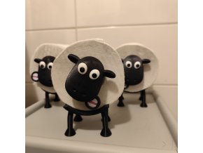 Shaun - ovčí dekorace na toaletní papír