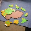 Hlavolam - Puzzle mapa ČR