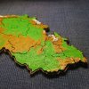 Hlavolam - Puzzle mapa ČR