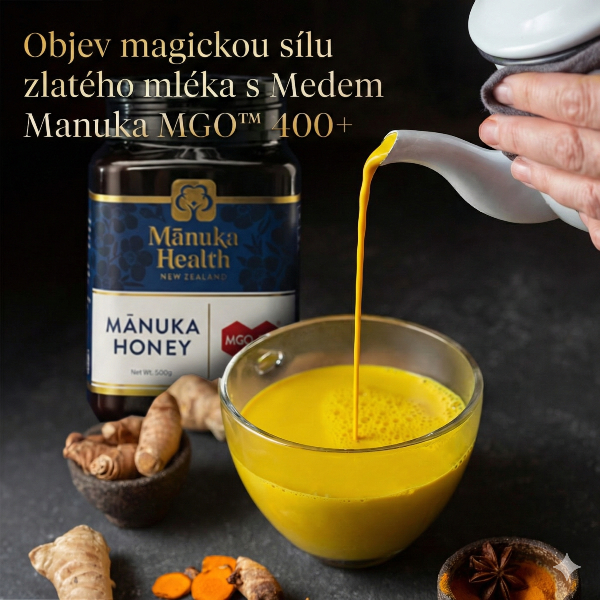 Zlaté mléko: Ajurvédský elixír, který v kombinaci s Manukou nezná přemožitele
