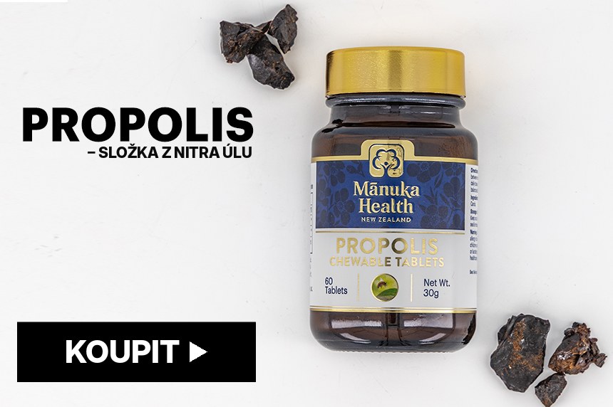 Propolis v tabletách na žvýkání – koupit