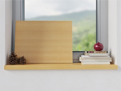 Vnitřní dřevotřískové parapety buk