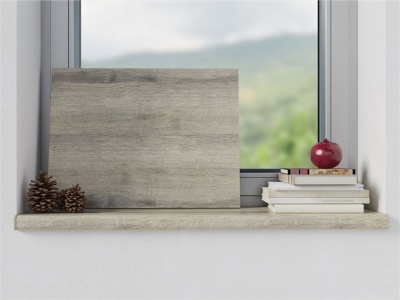 Vnitřní dřevotřískový parapet dub šedý