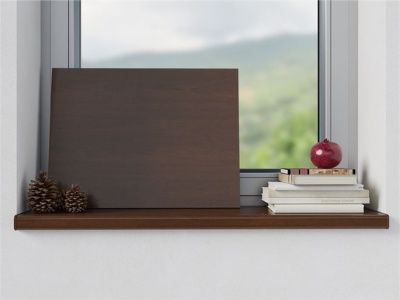 Vnitřní dřevotřískový parapet zlatý dub