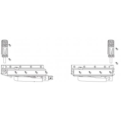 Karton pojezdových vozíků PSK160 LM PLUS levý