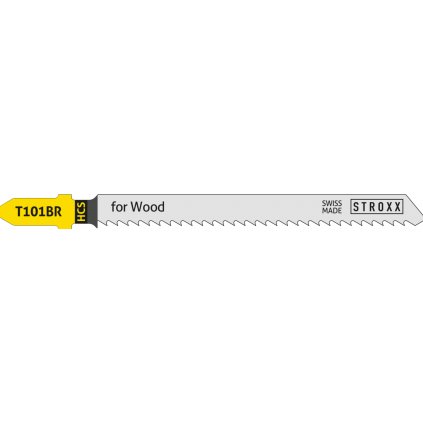 Set plátků STROXX pro přímočaré pily HCS T 101 BR, pro dřevo 3-30 mm, (5 ks)