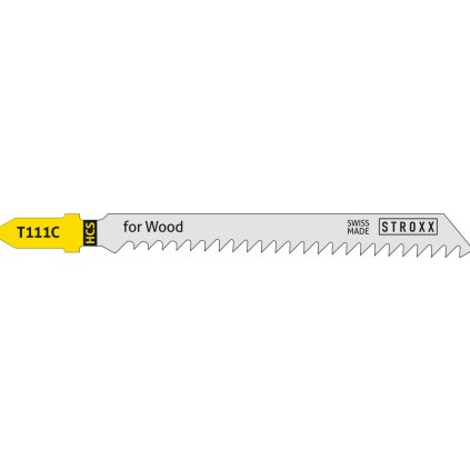 Set plátků STROXX pro přímočaré pily HCS T 111 C, pro dřevo 4-50 mm, (5 ks)