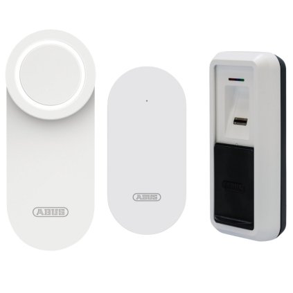 Set motorického zámku ABUS Loxeris + komunikační most Bridge + scanner otisku prstů
