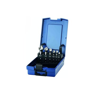 STROXX sada kuželových a odjehlovacích záhlubníků 6 dílů – HSS