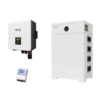 Set střídače s bateriemi a měřením SOLAX X3 HYBRID 10.0 G4 PRO + HV S 14.4 kWh Meesenburg 1