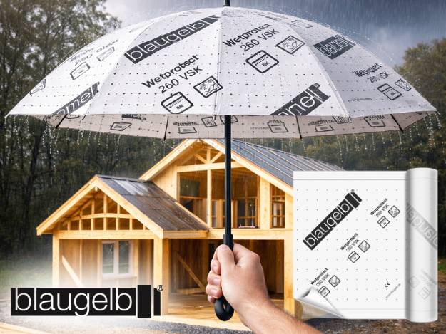 Suchá stavba aj v daždivom počasí: Ako ochrániť drevostavbu počas výstavby bez kompromisov?