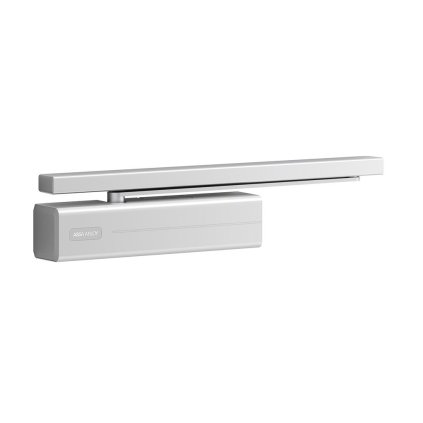 Dverový zatvárač Assa Abloy  DC340, EN2-6/1-4 bez klznej lišty, biely
