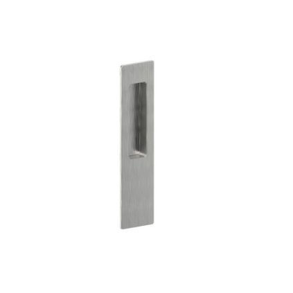 HS mušľa hranatá, štvorhran 10x60/70/80, F6 INOX - kartáčovaný