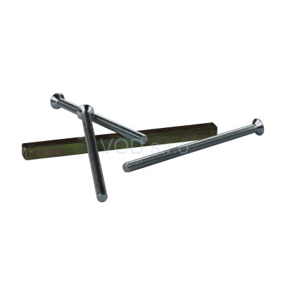 Upevňovacia súprava kľučka/kľučka, TS 69-75 mm (8x130, 3ks M6x80)