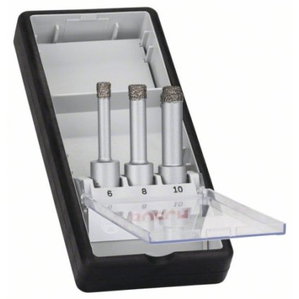 Súprava vrtákov Bosch Easy DRY na suché vŕtanie 6, 8, 10 x 33 mm