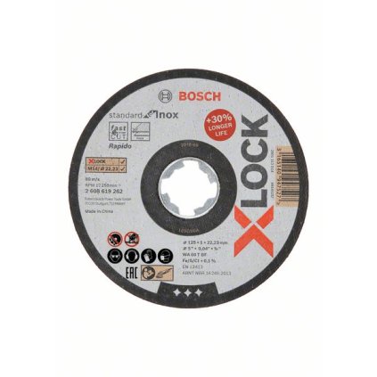Rezný kotúč Bosch WA 60 T BF na nerezovú oceľ 1 mm, 125 x 22,23 mm