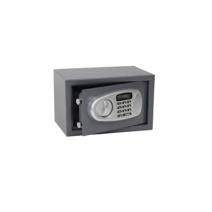 Oceľový trezor 310 x 200 x 200 mm s elektronickým zámkom a LCD displejom 310 x 200 x 200 mm