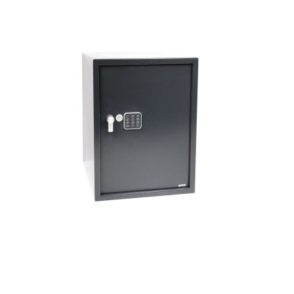 Oceľový trezor 450 x 600 x 400 mm s elektronickým zámkom, klávesnicou a otváracou pákou