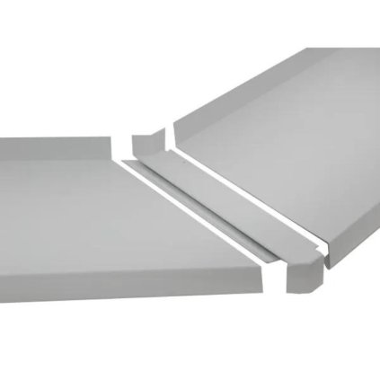 Spojka 135° Alu 25 mm pre vonkajšie rohy - strieborný elox EV1