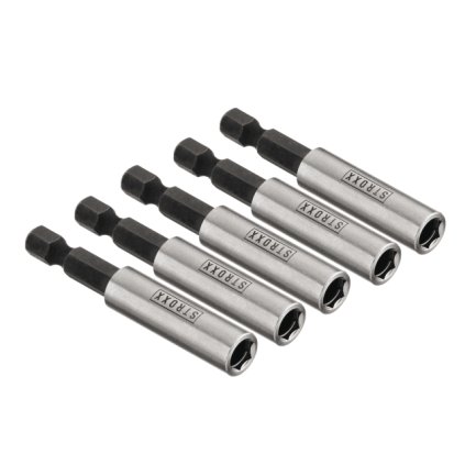 Sada držiakov bitov STROXX 1/4" x 60 mm - 5 ks v krabici
