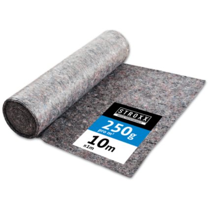 Maliarska absorpčná textília s krycou PE vrstvou, rolka 10 m, 250 g/m²