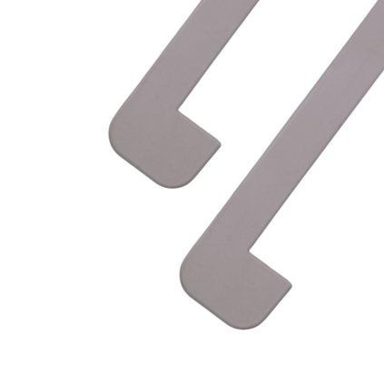 Koncovka 600 mm pre drevotrieskové parapety, okrúhly nos - betón