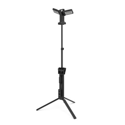 Pracovný Aku + 230V LED reflektor STROXX TWIN head 14000 lm so statívom