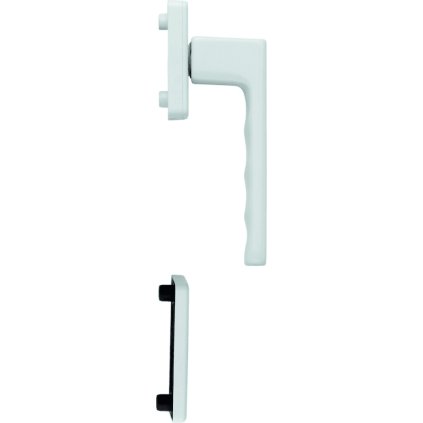 Balkónové 1/2 kovanie Hoppe Toulon, vnútorné madlo, RAL 9016 biela