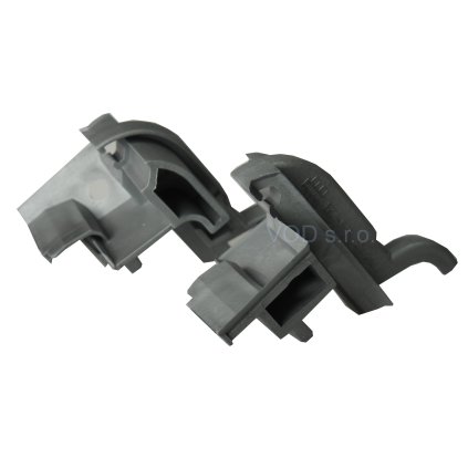 Krytka rámovej odkvapnice DONAU 22/24 F-TI 15-20° sivá, pravá