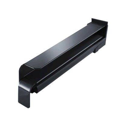 Koncový uzáver z Alu s tesnením pod omietku BF 2506-Z RAL7016M 300/25 mm, ľavý
