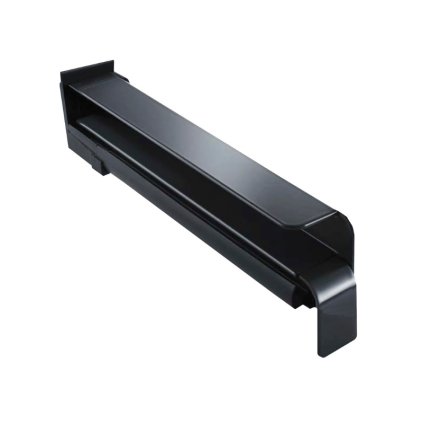 Koncový uzáver z Alu s tesnením pod omietku BF 2506-Z RAL7016M 260/25 mm, pravý