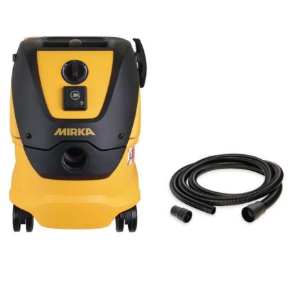 Vysávač Mirka 1230 L PC + 4 m hadice 27 mm a adaptér na brúsku