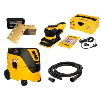 Súprava Mirka DEOS 535 CV + Vysávač Mirka 1230L PC + Brúsne papiere