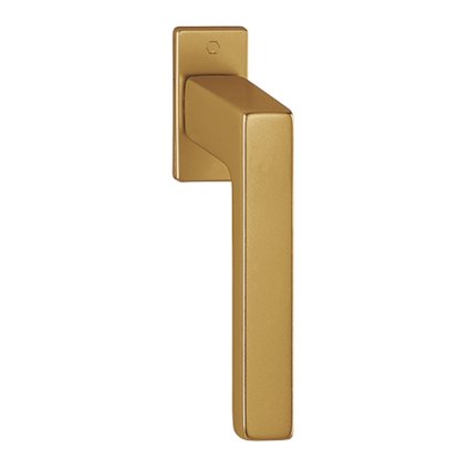 Okenná kľučka Hoppe Austin, 4 mm nízka rozeta, 43 mm štvorhran, F4 bronz, M5x45