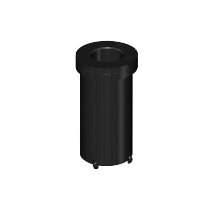 Hahn 4 dvojdielne puzdro ložiska dverového závesu, čierne