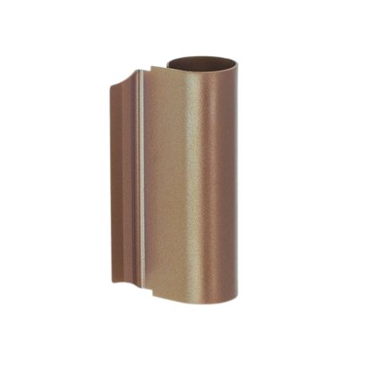 Krytka pántu Favorit W pre PVC na horné krídlo bronzová