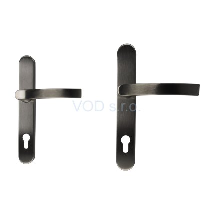 Štítové kovanie kľučka/kľučka KRONOS z nehrdzavejúcej ocele / 8 mm, PZ 92/