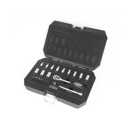 STROXX ráčnová sada 14, 25 dílů, Cr V ocel, profil SPLINE Meesenburg 1