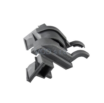 Krytka rámovej odkvapnice  ISAR 259/24 C 15-20° sivá, pravá