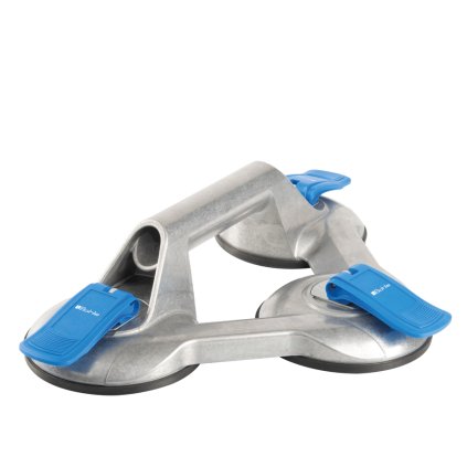 Trojbodová vákuová prísavka na sklo Bohle BO603, nosnosť 100 kg