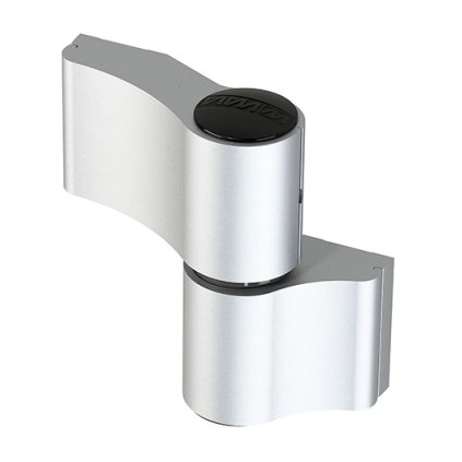 Dverový záves WX 2-dielny asymetrický 67 mm strieborný eloxovaný EV1