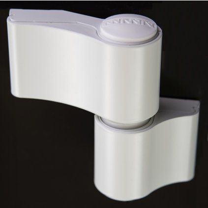 Dverový záves WX 2-dielny asymetrický 67 mm RAL 9016 biely