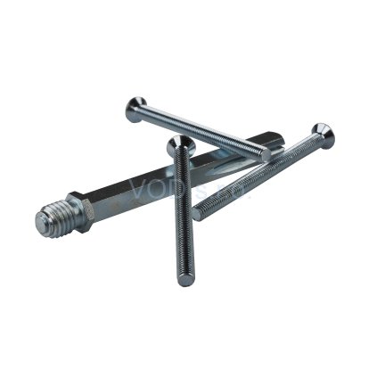 Upevňovacia súprava URANUS, guľa/kľučka, TS 79-85 mm (M12 / 8 x 140 plus 3 skrutky M6 x 90)