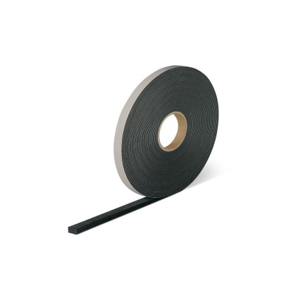 Penová tesniaca páska TN119 PE bez krycej fólie 10x80, kotúč 7,5 m, antracitová