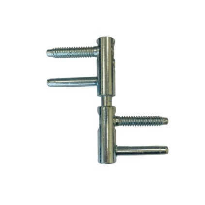 Nastaviteľný dverový záves - pre drevené dvere, priemer 14 mm, strieborný pozinkovaný