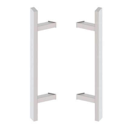 Madlo Wala Q45 800/1000 mm 40x20 mm obojstranné vrátane montáže - nerez brúsená