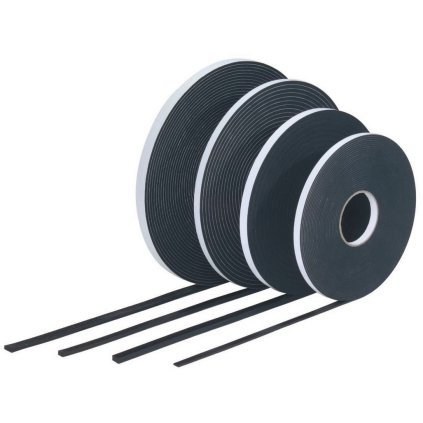 PVC páska TN565 4,5×15 mm, čierna, kotúč 20 m