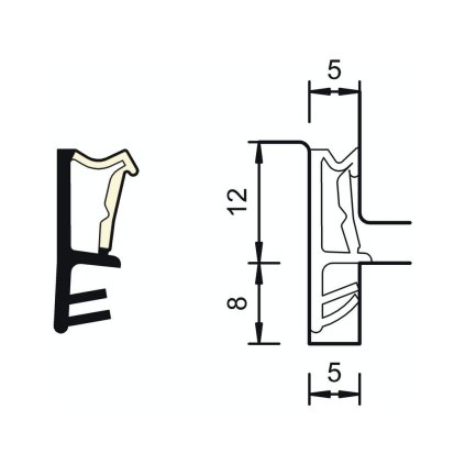 Tesnenie DEVENTER SP 6850 biele